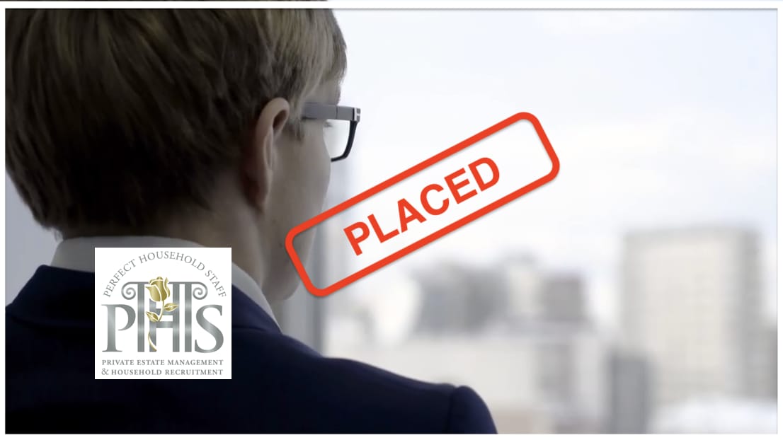 Professional butler ready to manage arrangements, representing a butler vacancy in Lusail, Qatar.