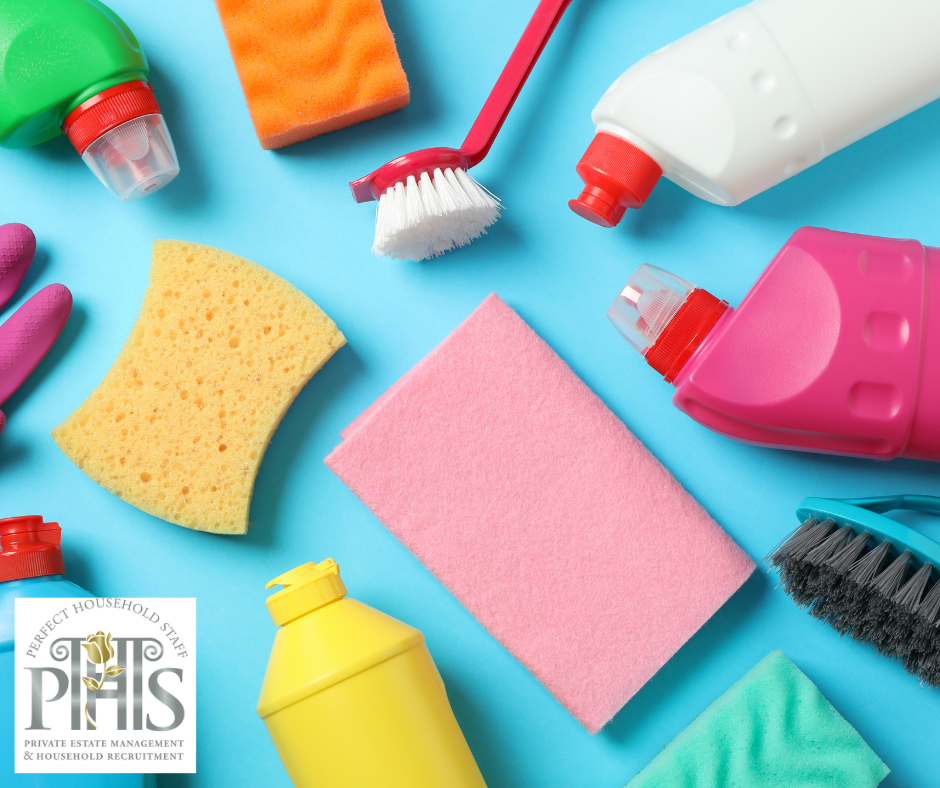 Checklist of household consumables showing problem-solving tips for housekeepers.