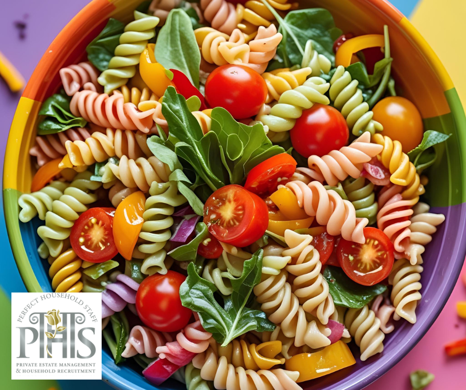 Colourful pasta dish perfect for quick kids meals and fuss-free lunches