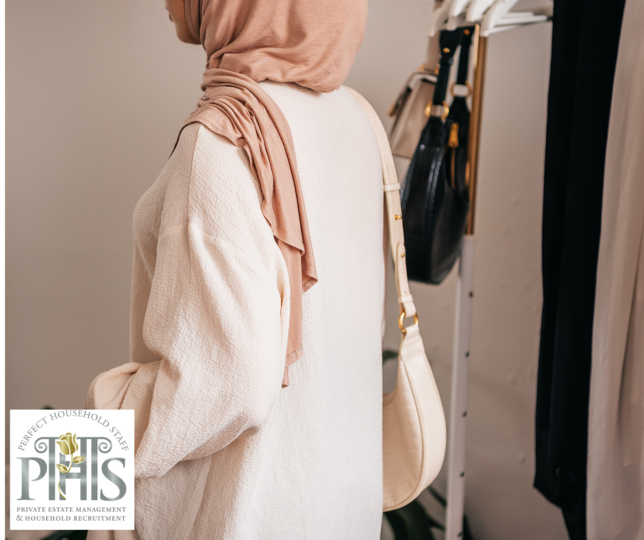 Professional lady’s maid providing luxury services in the Middle East for a VIP household