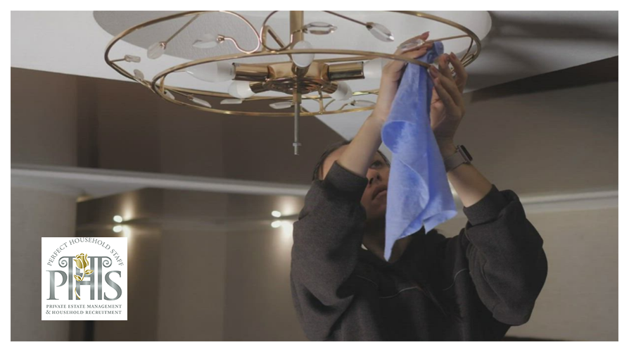 Experienced housekeeper completing daily duties – hire a housekeeper in Barnstaple