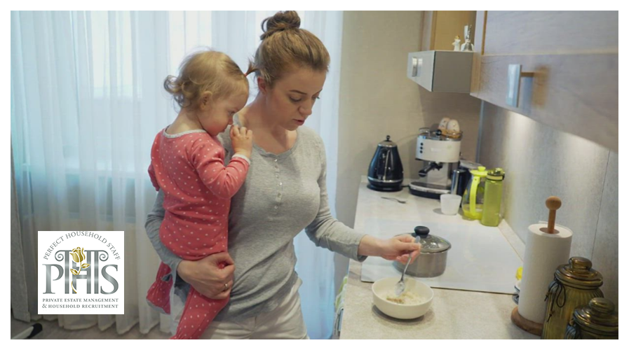 Professional housekeeper nanny job East Dunbartonshire providing quality childcare