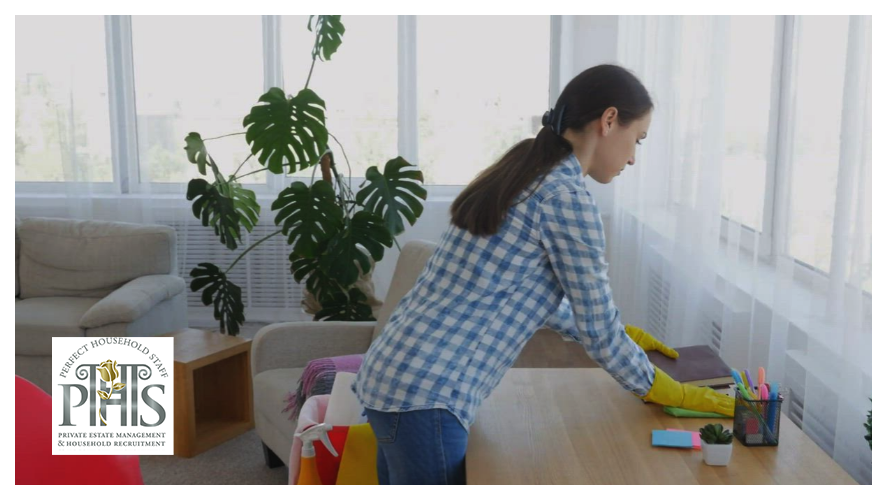 Professional nanny performing household duties as part of a housekeeper nanny job Billericay