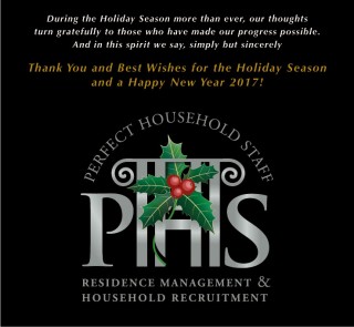 Happy Season Holidays from PHS